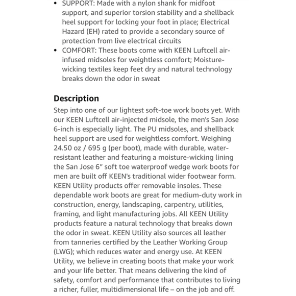 KEEN Utility Work Boots Waterproof men’s 11.5EE - Picture 11 of 11